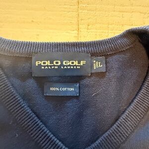 Polo Golf Ralph Lauren Men's V-Neck Sweater - Navy